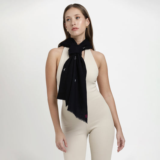 Stars All Over Navy Stole