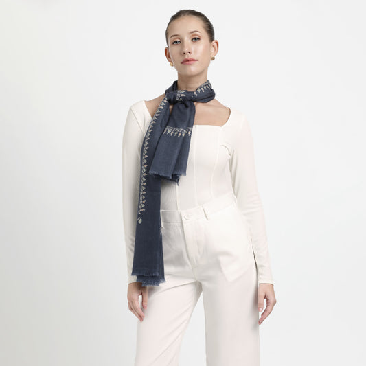 Hashidar FW25 Anthracite Stole