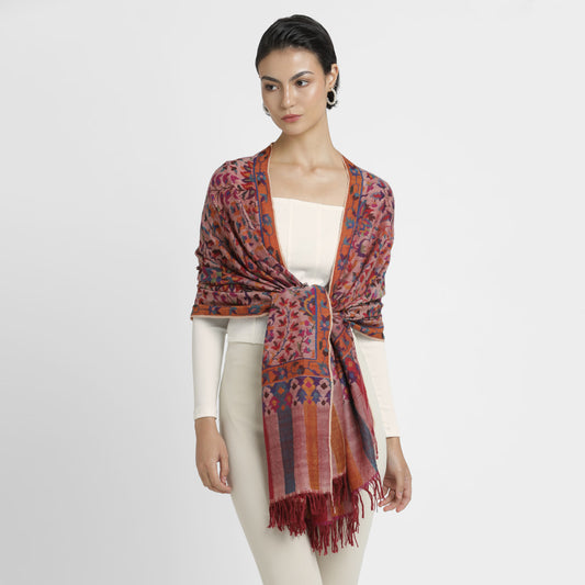 Kani Burgundy Shawl