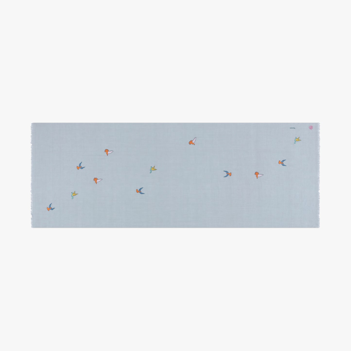 Minimal Embroidery Freedom Blue Dove ST