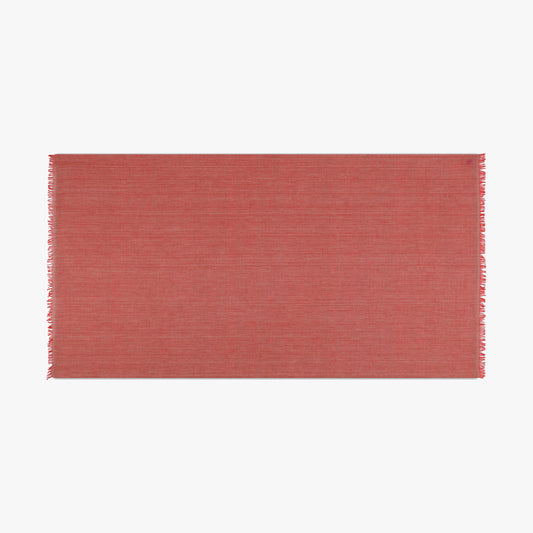 Zari Natural Red with Gold Thread Shawl