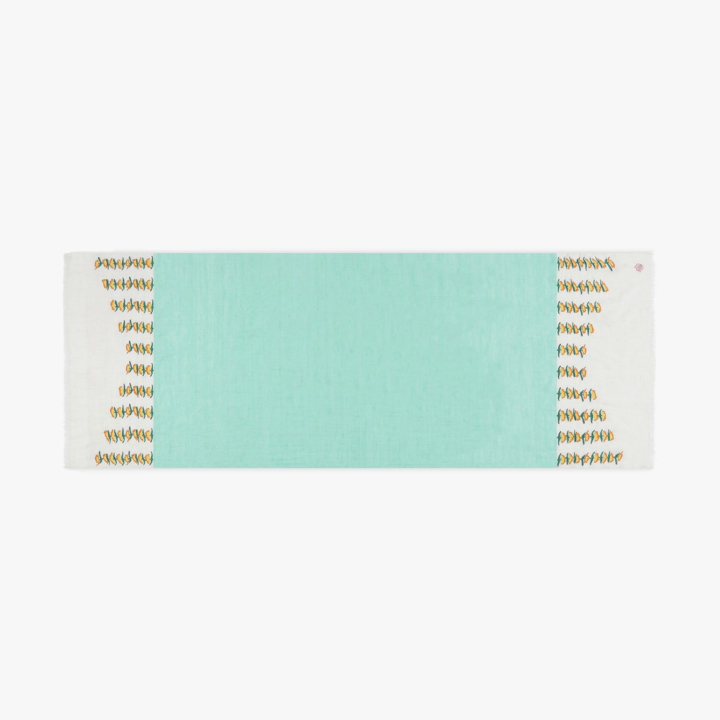 Flower Garlands Ivory Green ST