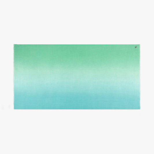 Dip Dye Aquatic Awe Shawl