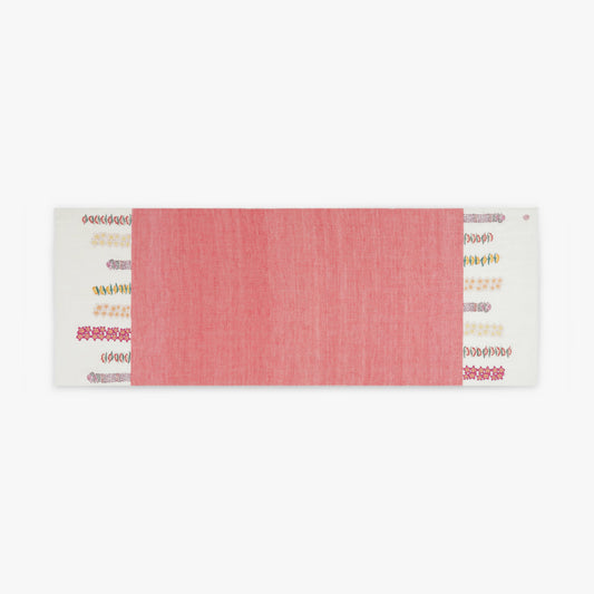 Flower Garlands Ivory Pink Stole