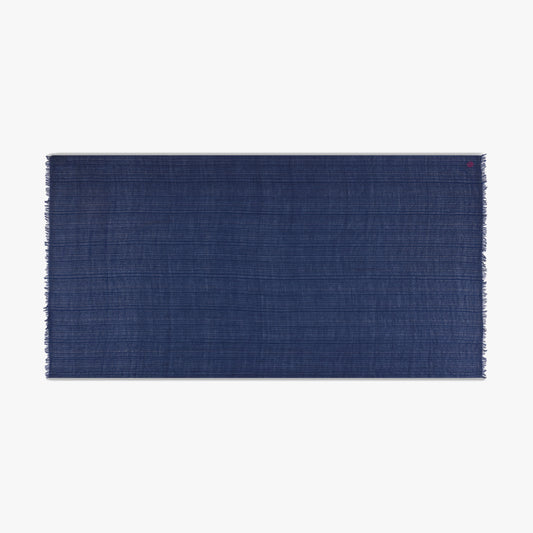 Zari Navy Blue with Gold Thread Shawl