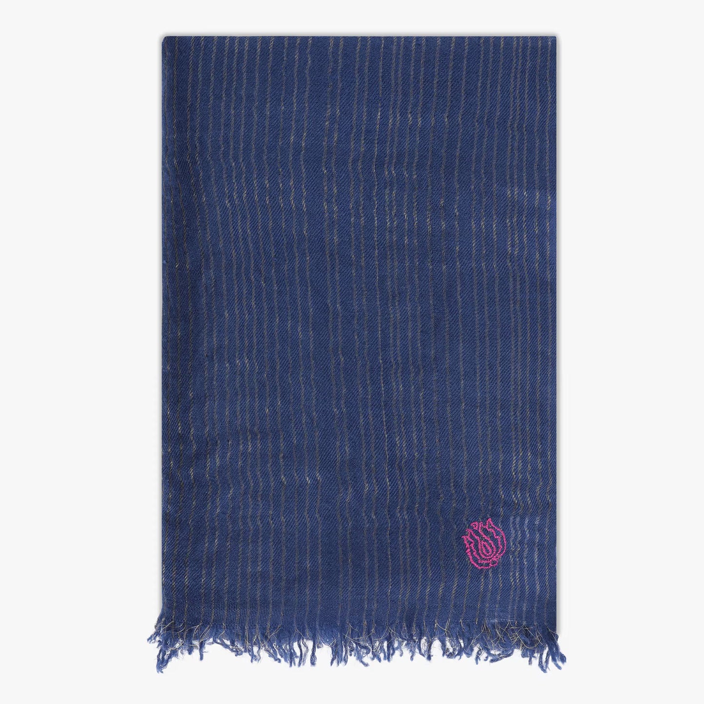 Zari Navy Blue with Gold Thread SH