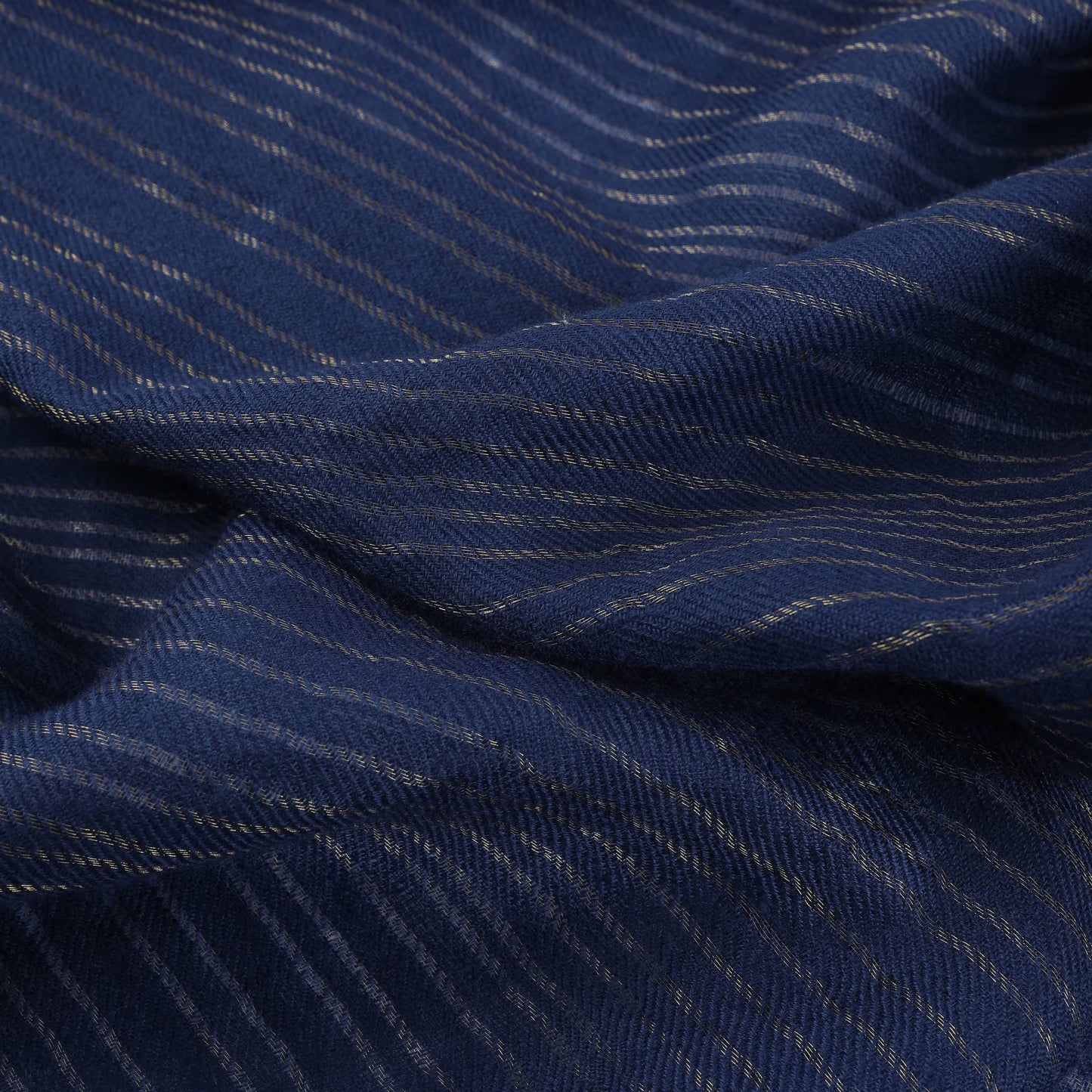 Zari Navy Blue with Gold Thread SH