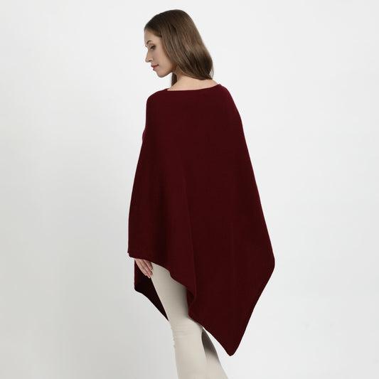 Poncho Classic Burgundy L/XL