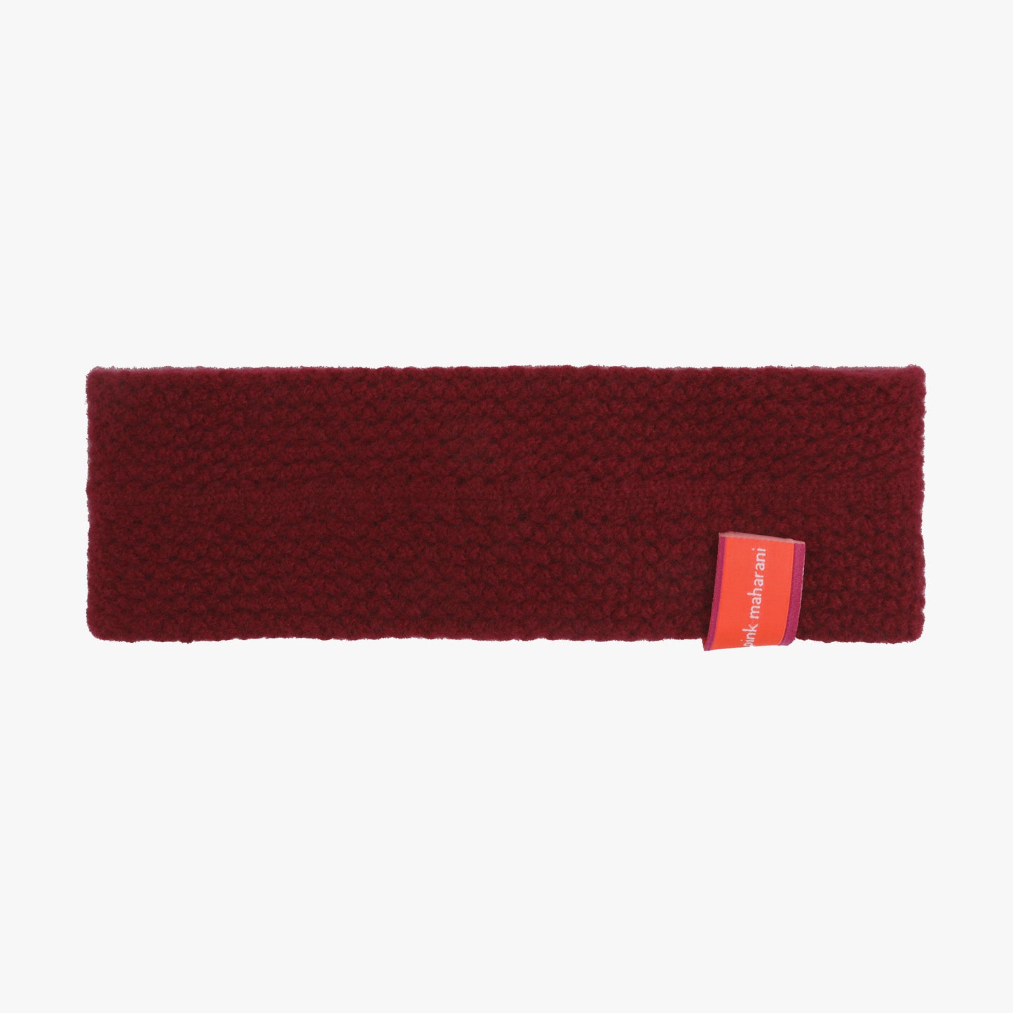 Headband Knit Bow-tie Burgundy
