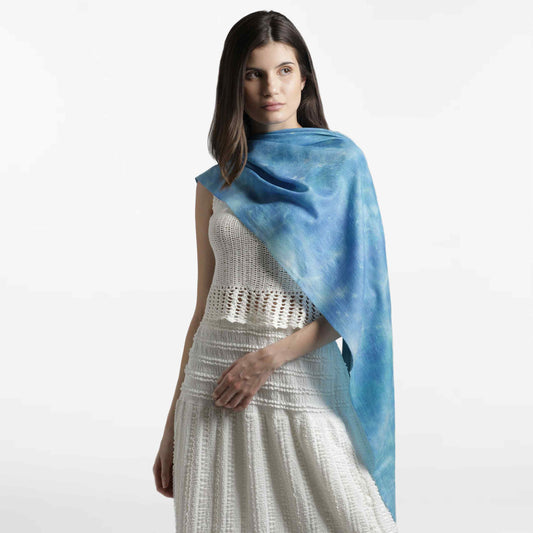 Batik Blue Stole