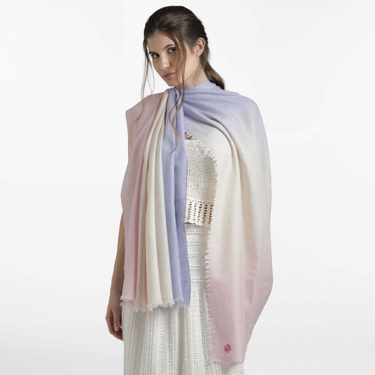 Dip Dye Pastel Shawl