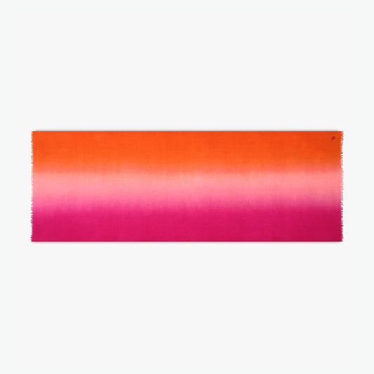 Dip Dye Pink Orange Stole
