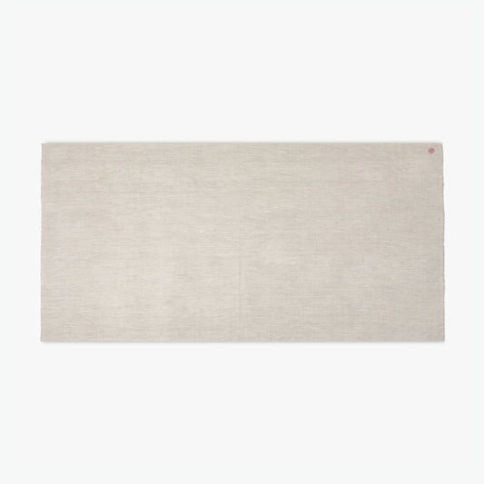 Double Weave Natural Ivory Shawl