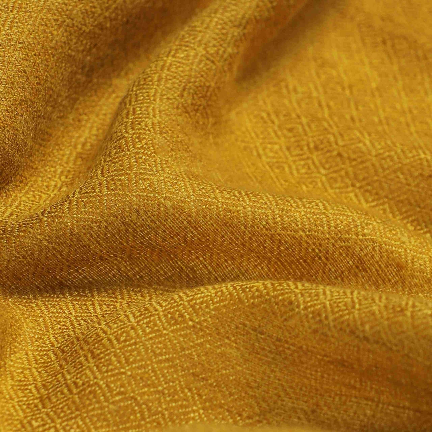Double Weave Mustard Shawl