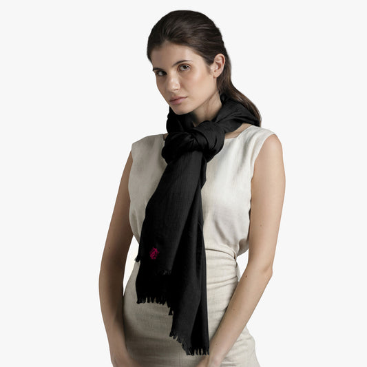 Incredible Colors Black Shawl