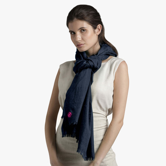 Incredible Colors Navy Shawl