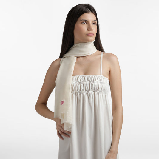 Incredible Colors Ivory Stole