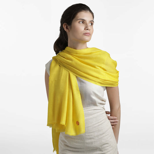 Incredible Colors Lemon Yellow Stole