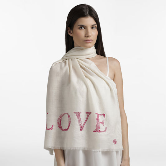 Valentine Ivory Love Stole