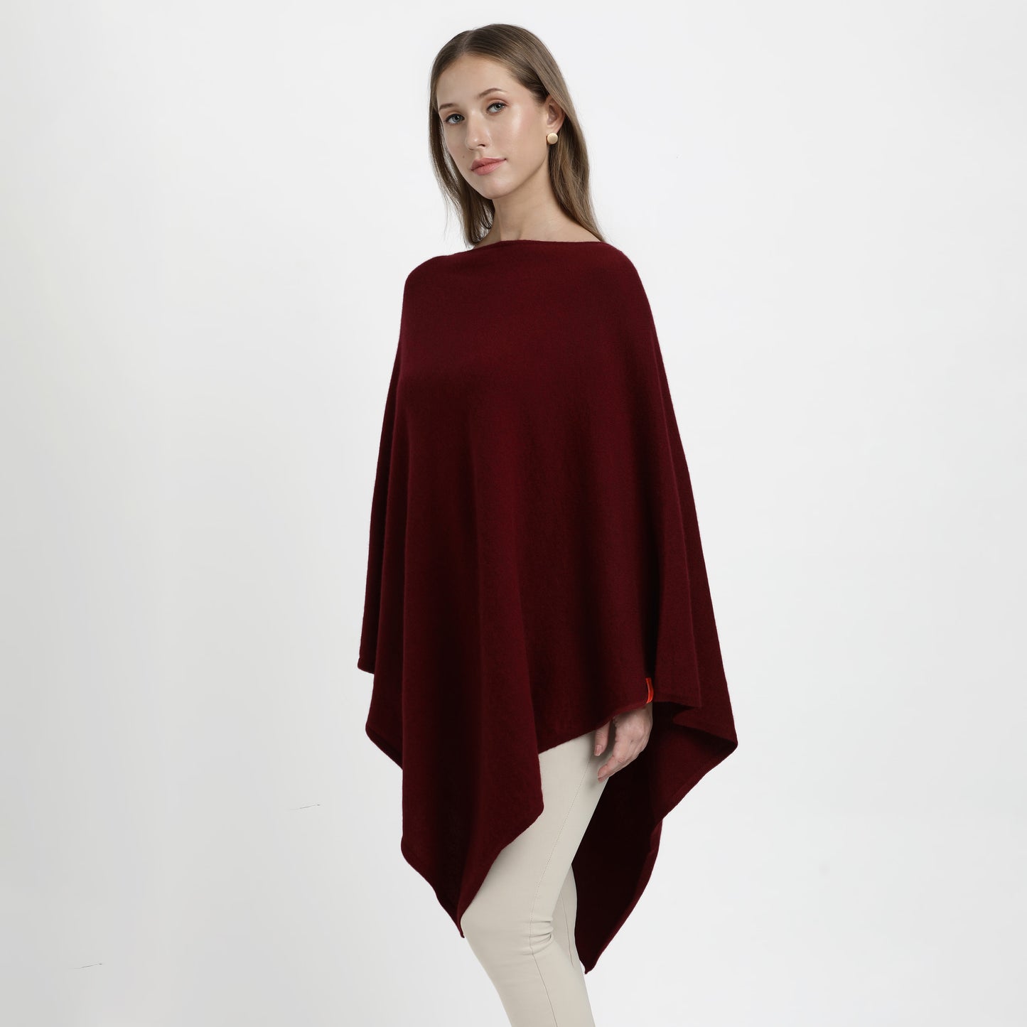 Poncho Classic Burgundy S/M