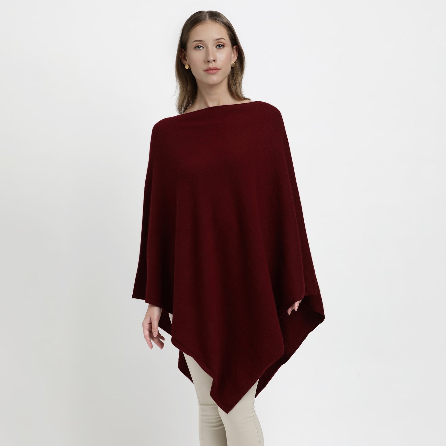 Poncho Classic Burgundy S/M