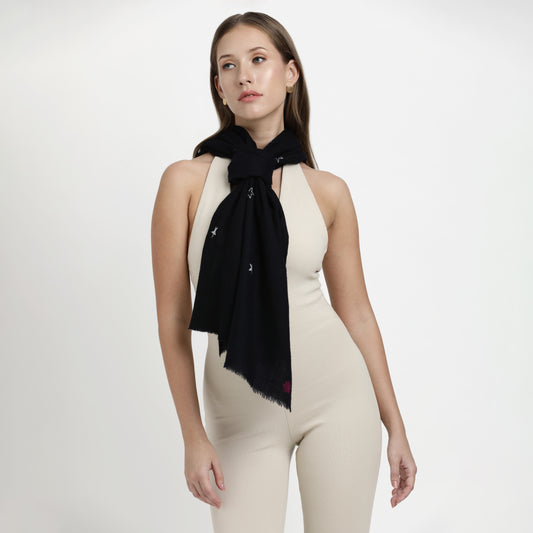 Stars All Over Navy Stole