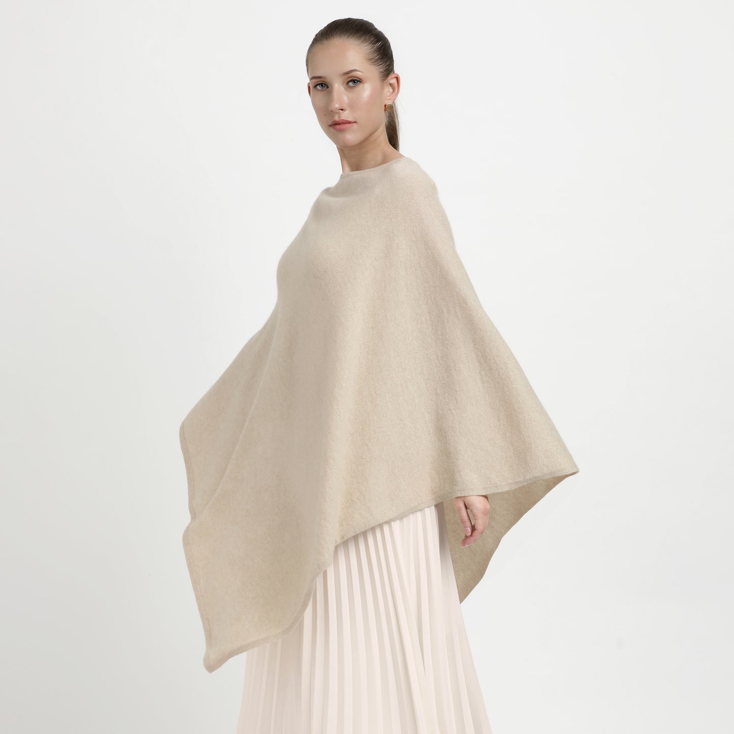 Poncho Classic Ivory S/M