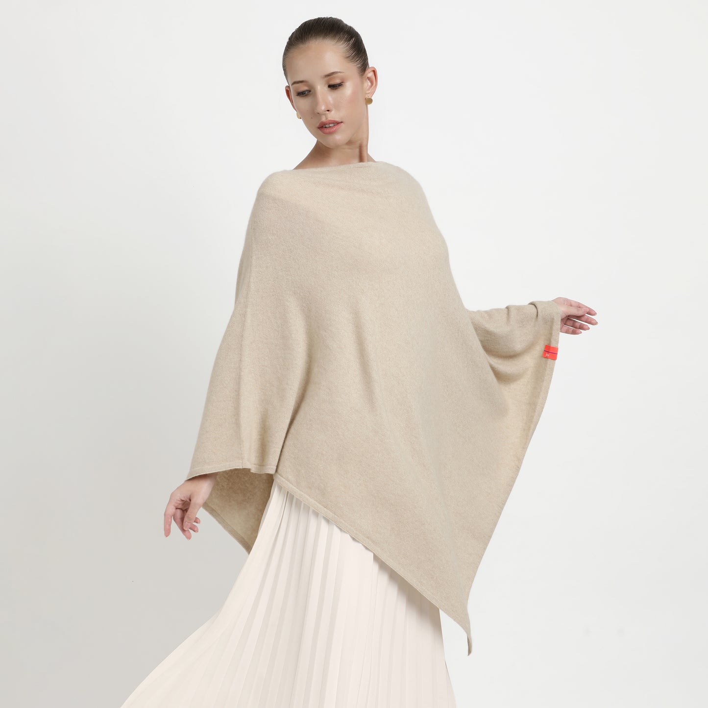 Poncho Classic Ivory S/M
