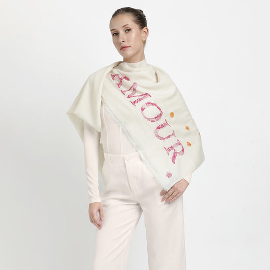 Amour Ivory Stole