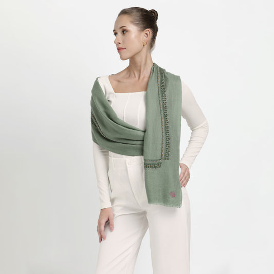 Hashidar FW25 Moss Stole