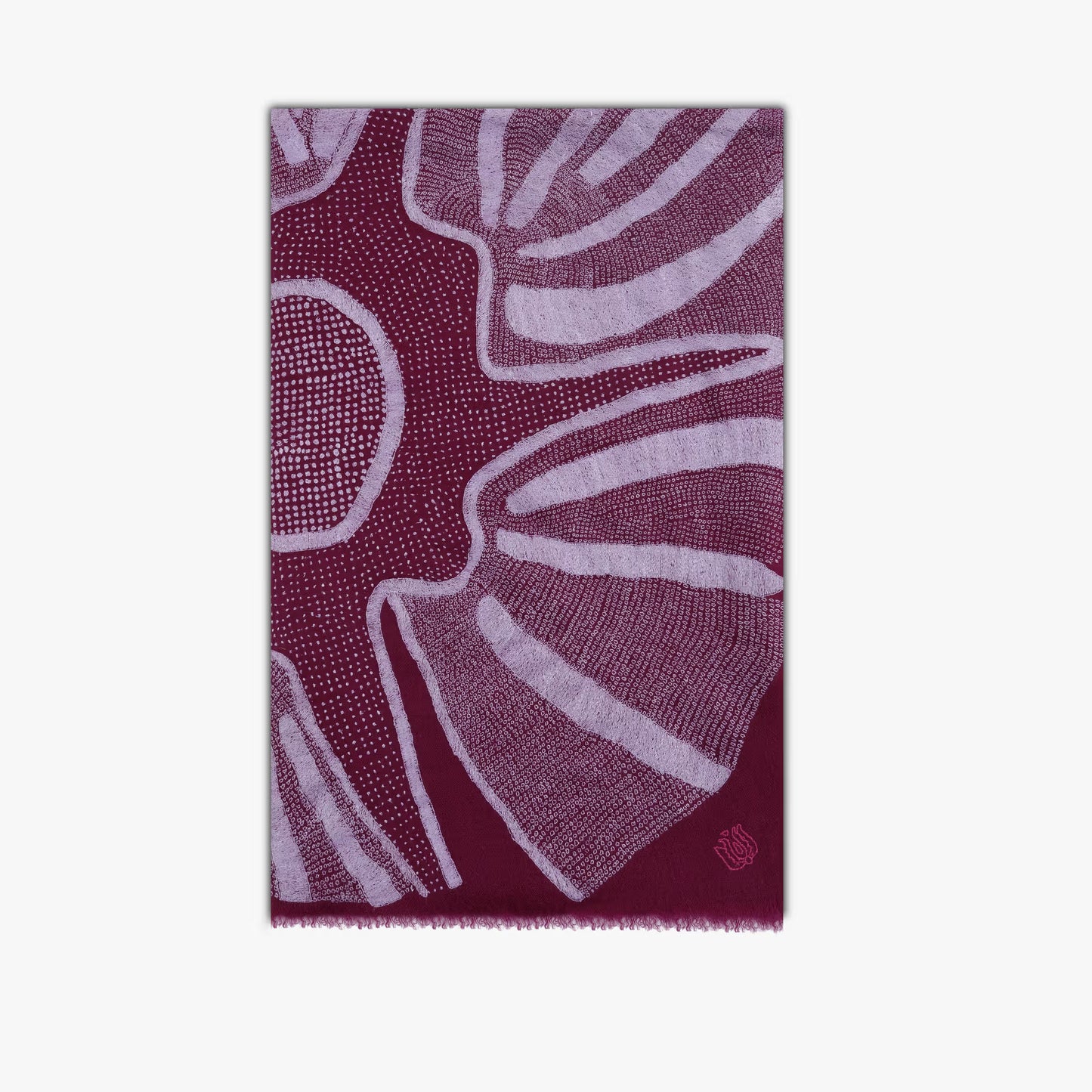 Macro Flowers Purple Joy Shawl