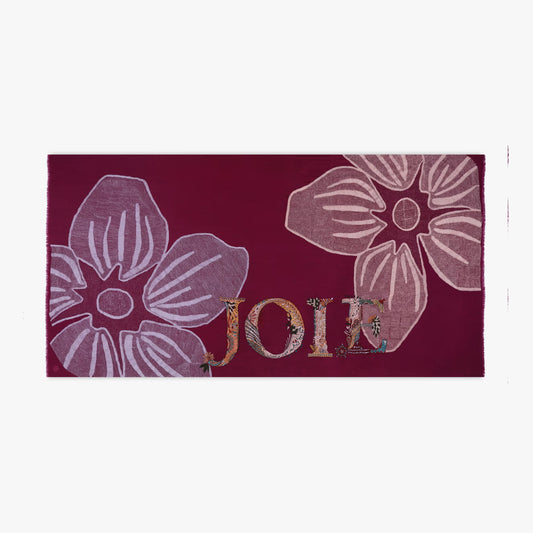 Macro Flowers Purple Joy Shawl