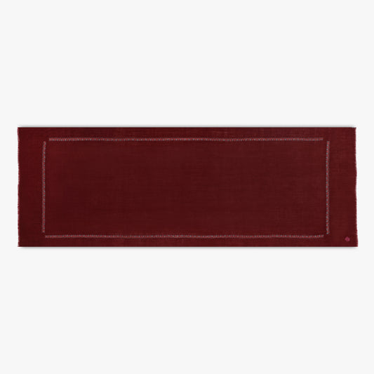Hashidar FW25 Burgundy Stole