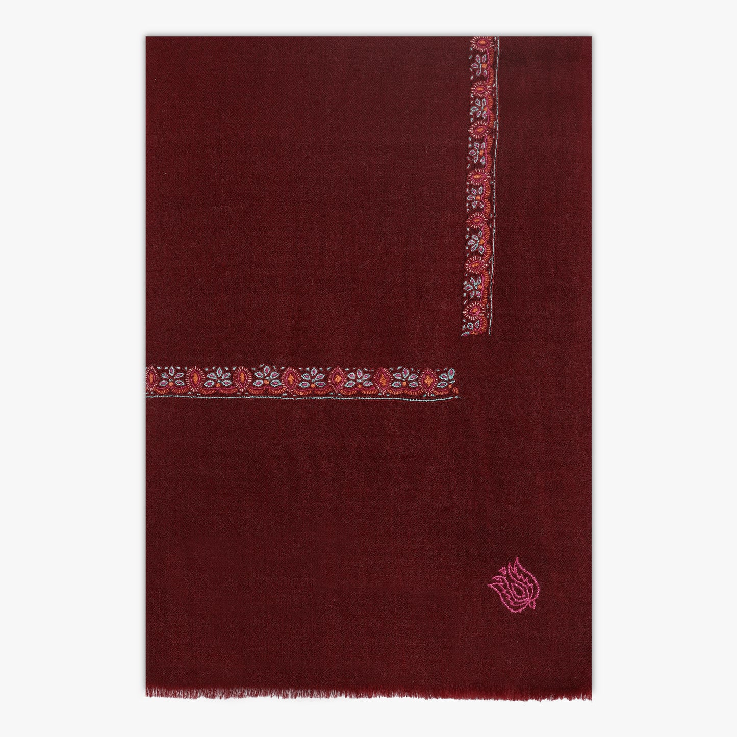 Hashidar FW25 Burgundy Stole