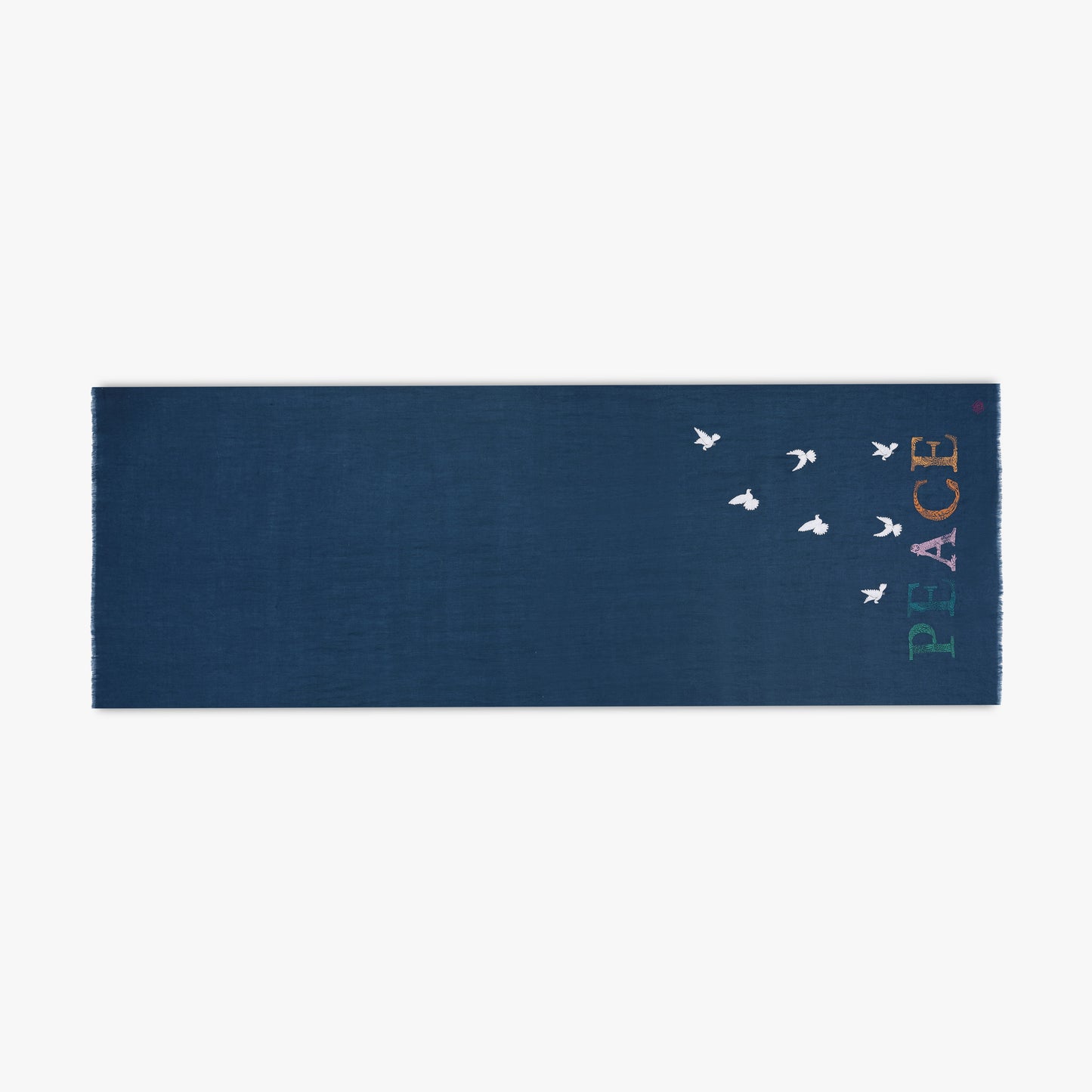 Peace Antique Blue Stole