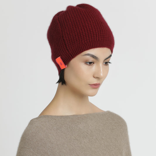 Beanie Knit Burgundy