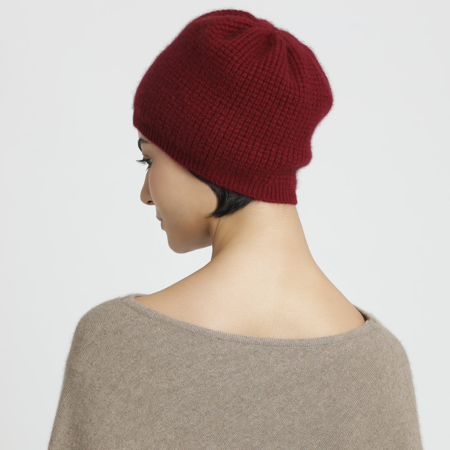 Beanie Knit Burgundy