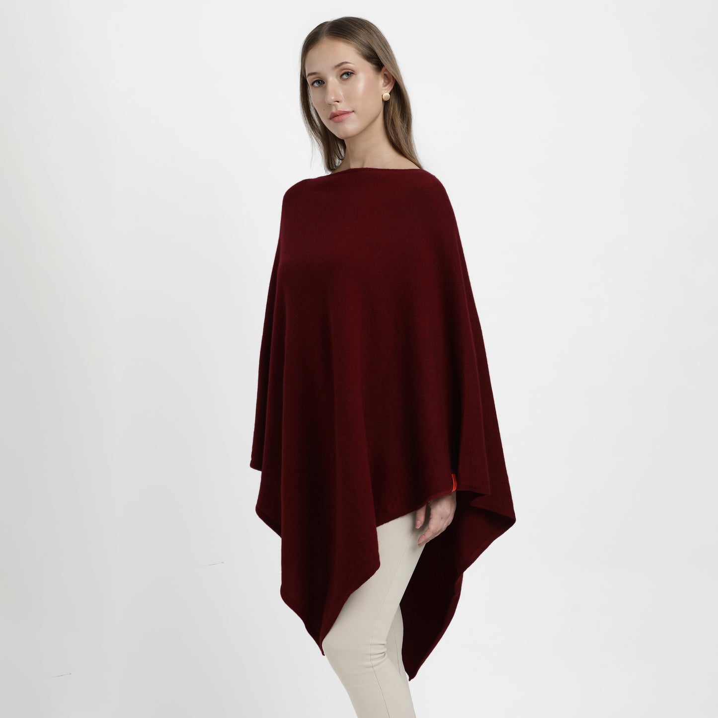 Poncho Classic Burgundy S/M