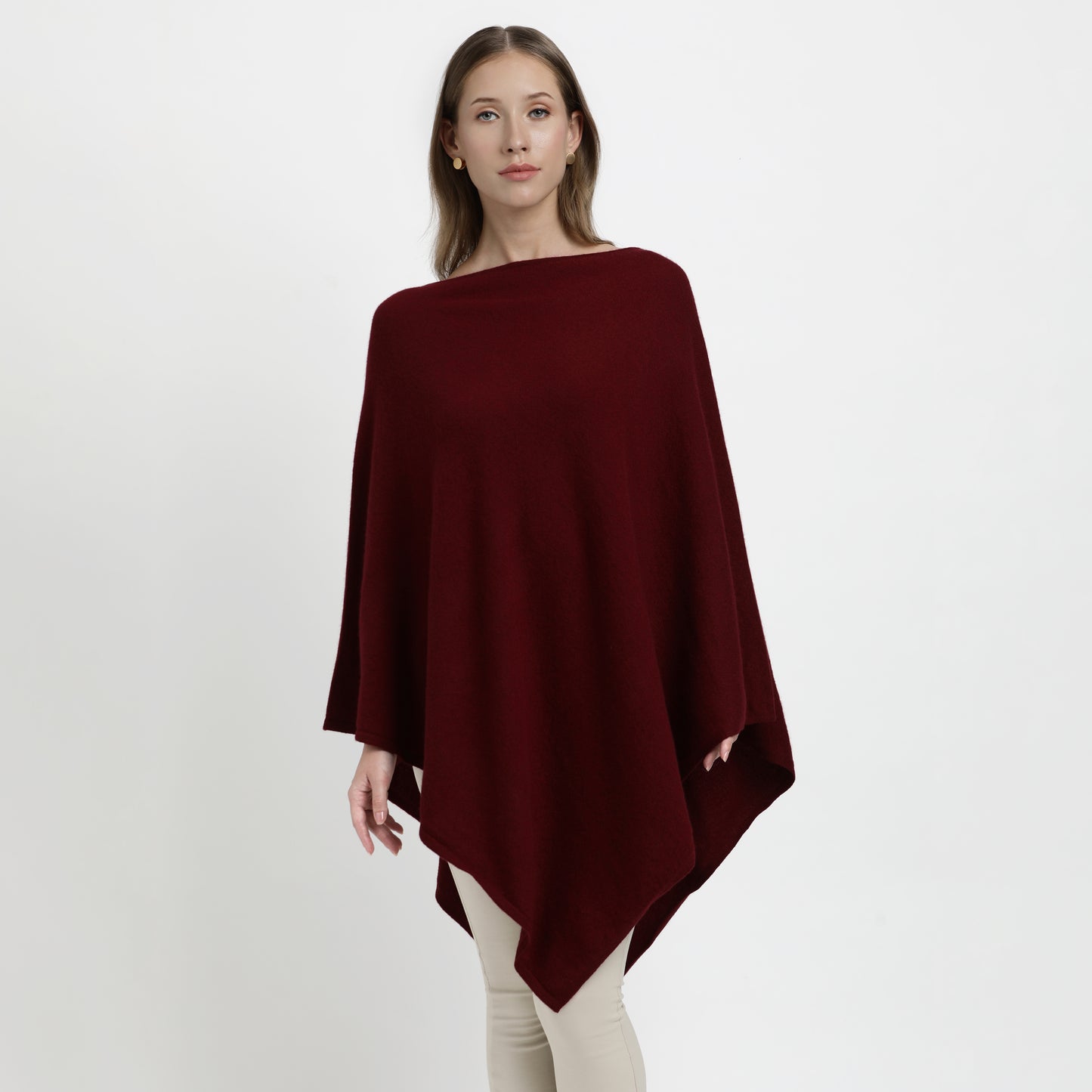 Poncho Classic Burgundy S/M