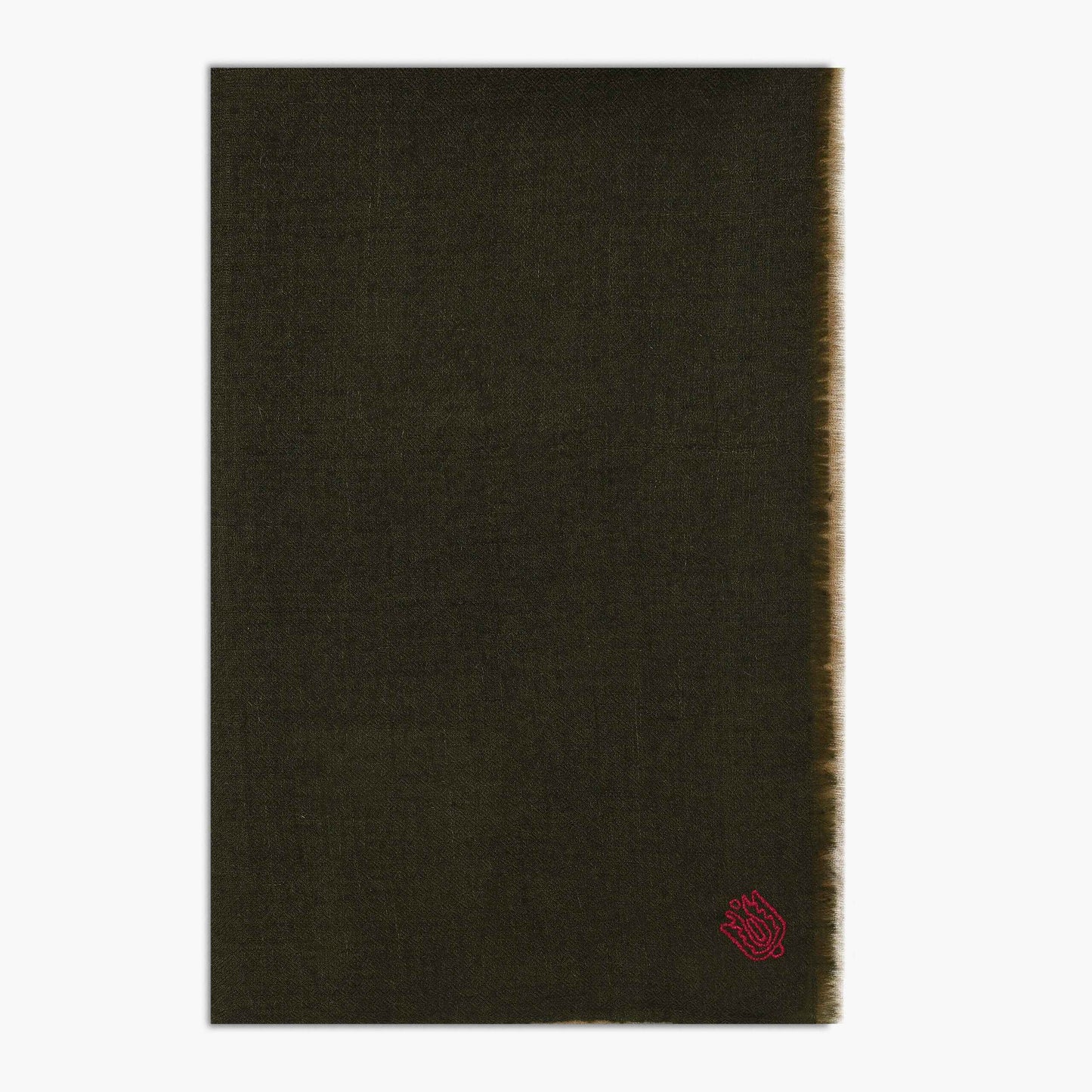 Dip Dye Green Brown Stole
