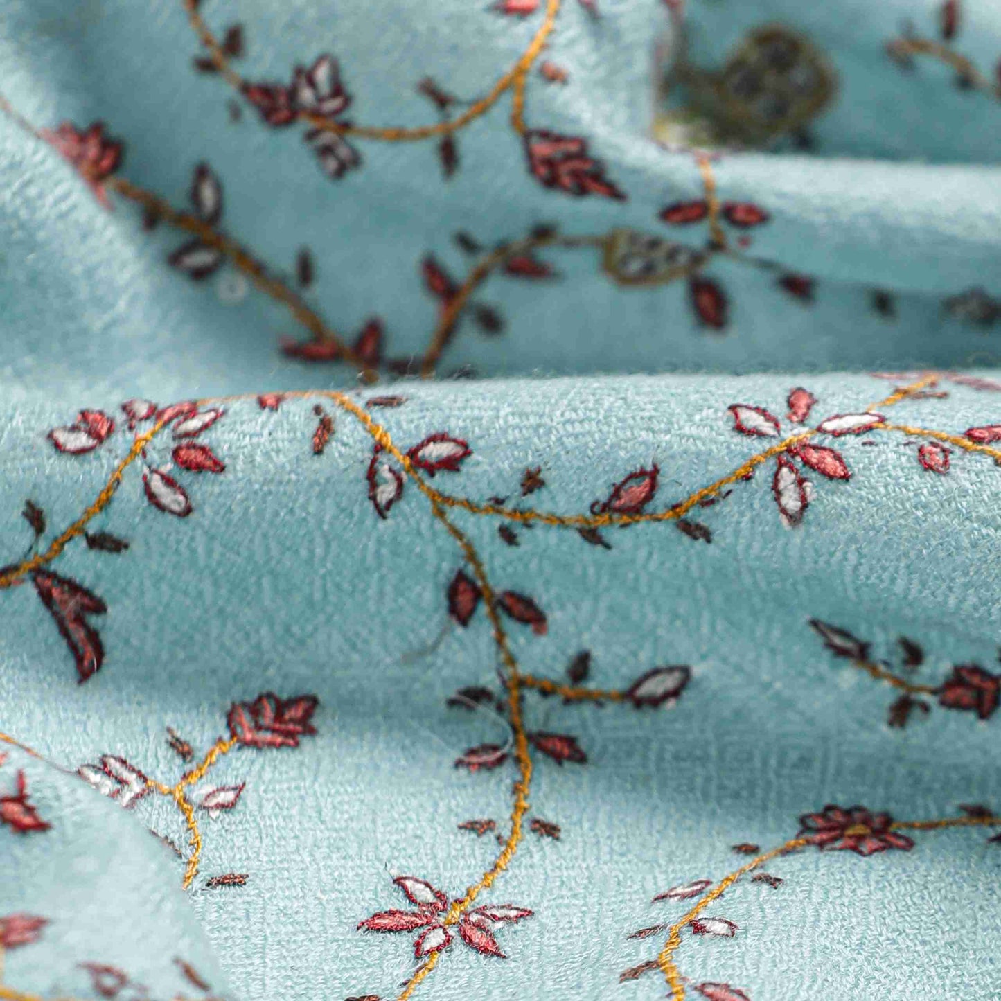 Jaali Light Blue Shawl