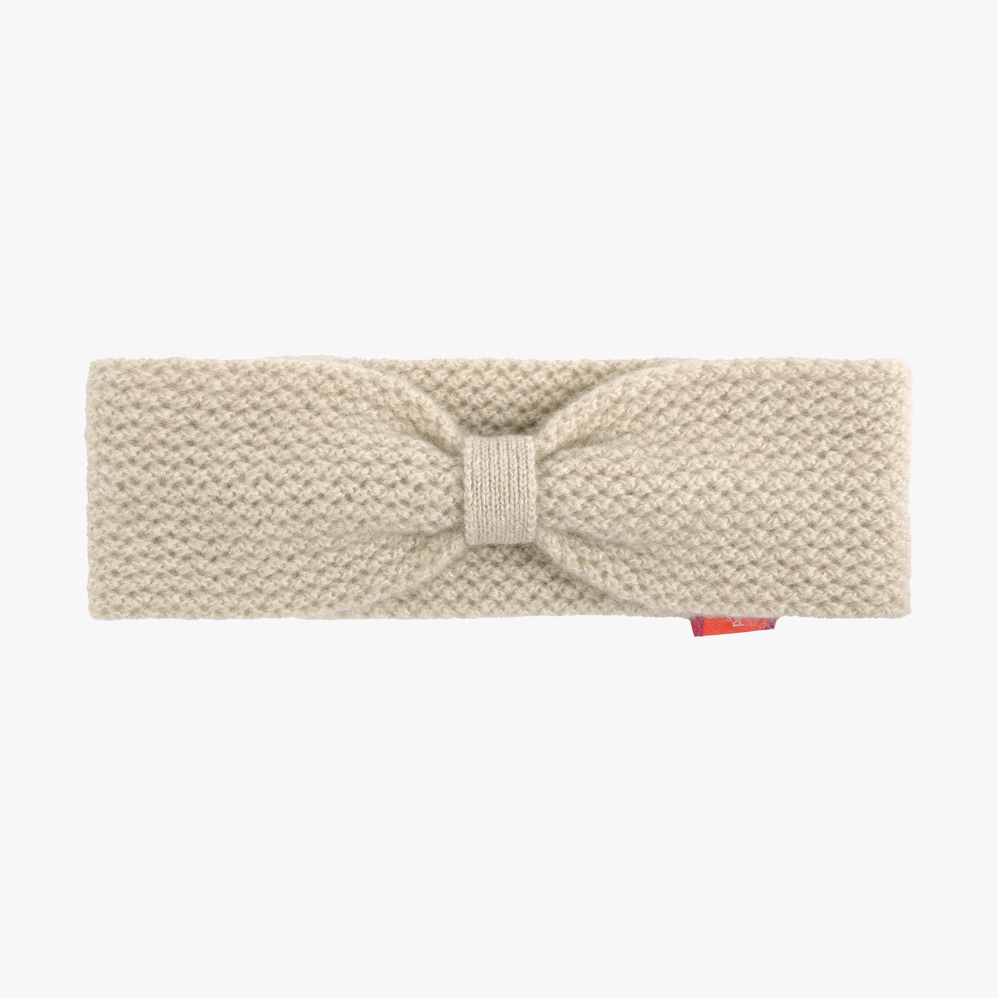 Headband Knit Bow-tie Ivory