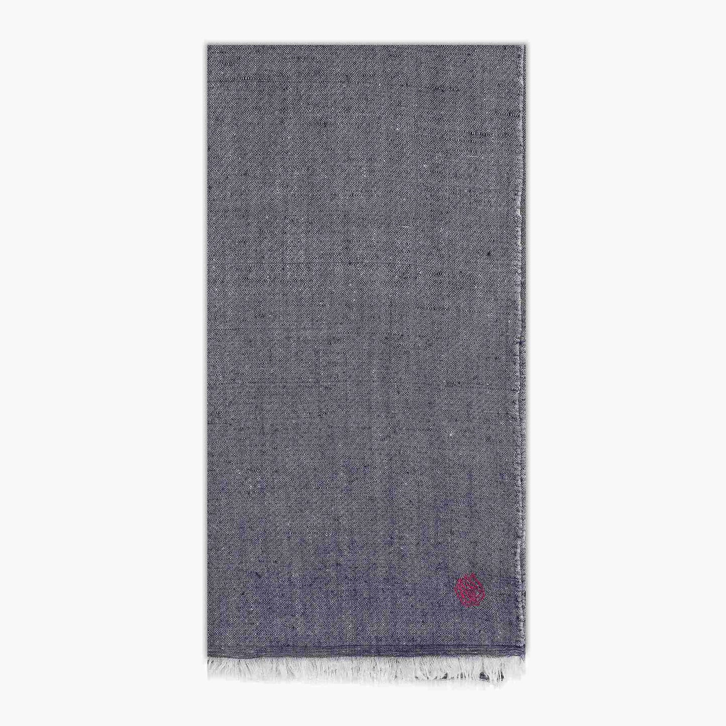 Double Weave Navy Jeans Shawl