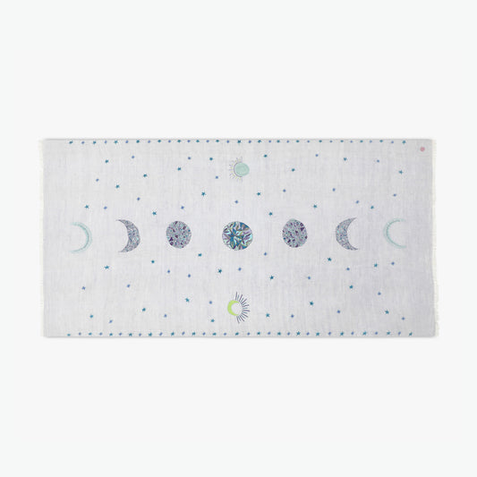 New Moon Baby Blue Shawl