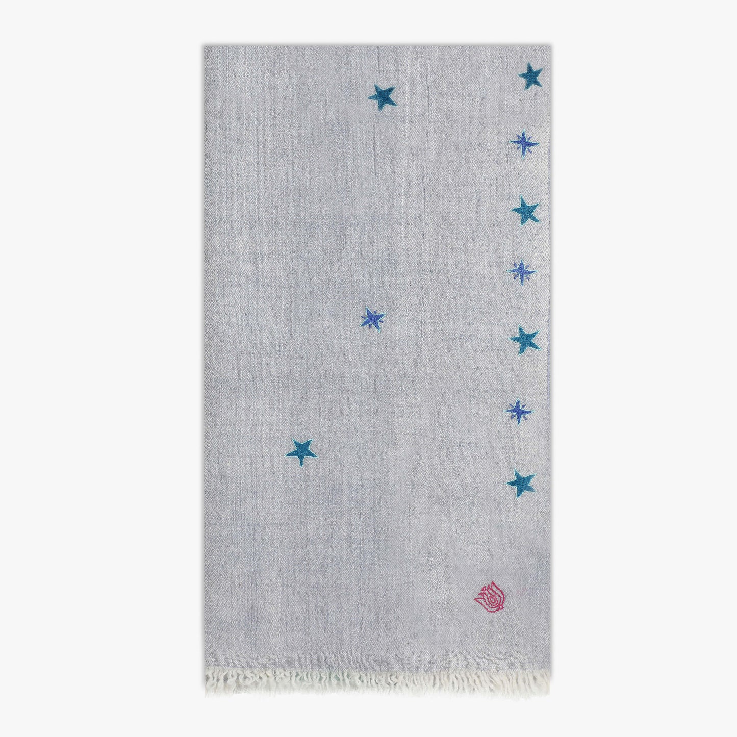 New Moon Baby Blue Shawl