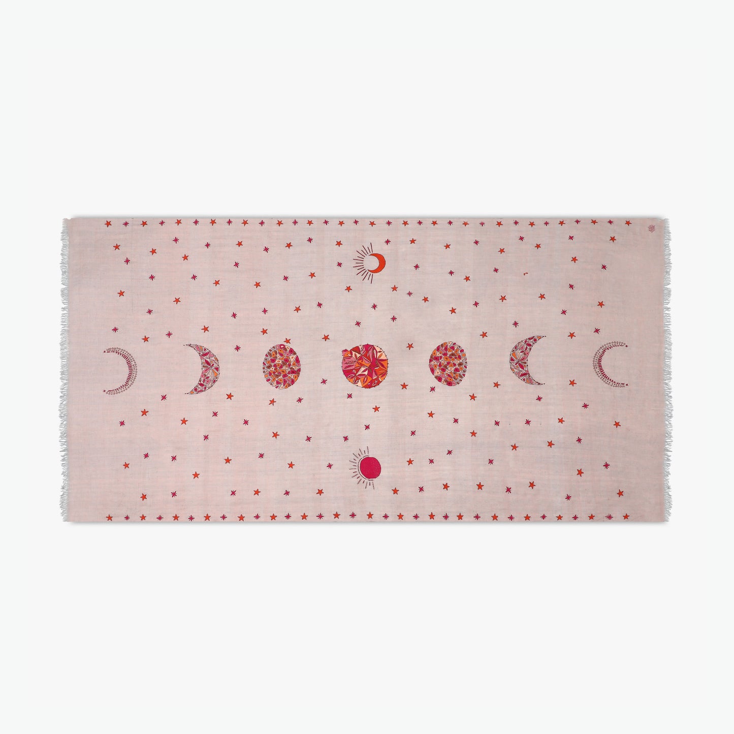 New Moon Powder Pink Shawl