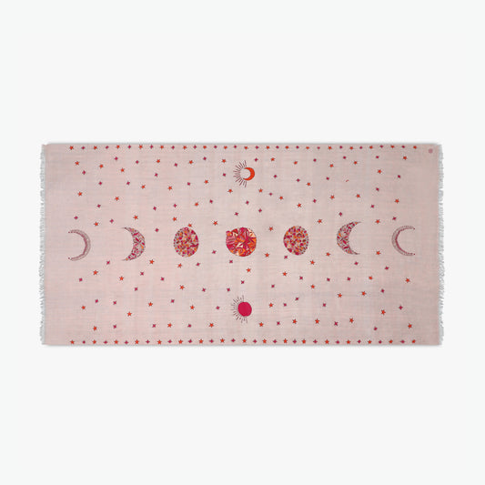 New Moon Powder Pink Shawl
