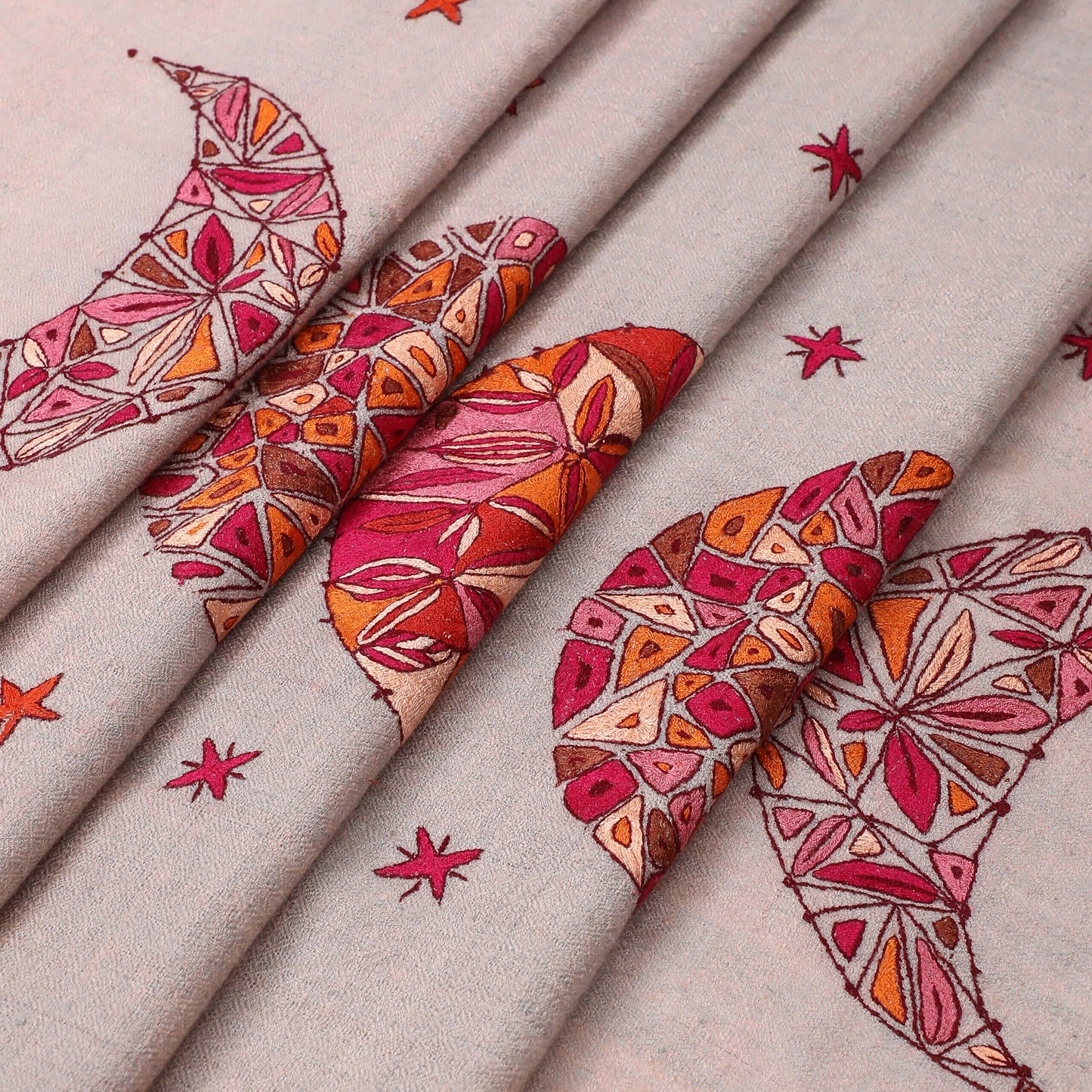 New Moon Powder Pink Shawl