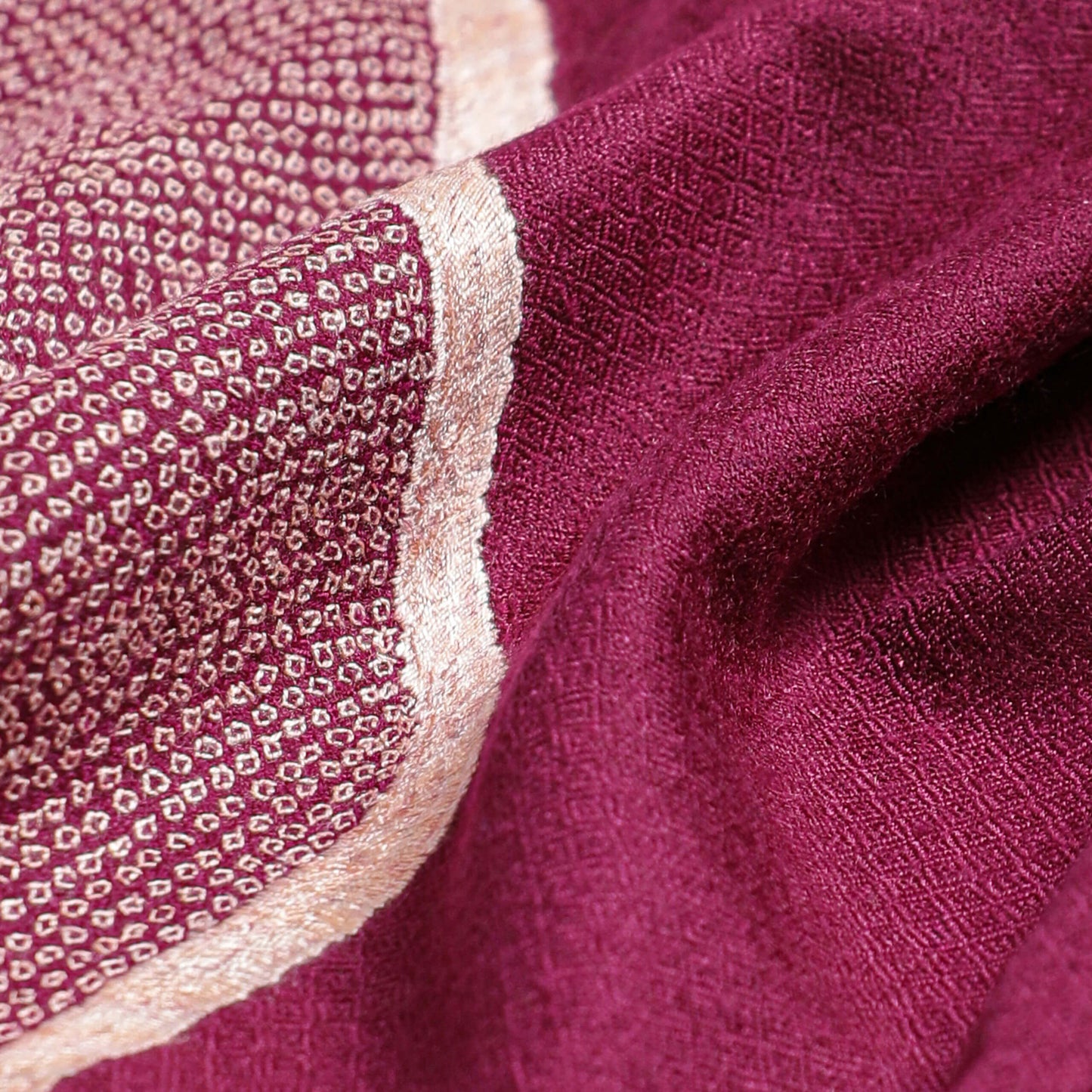 Macro Flowers Purple Shawl