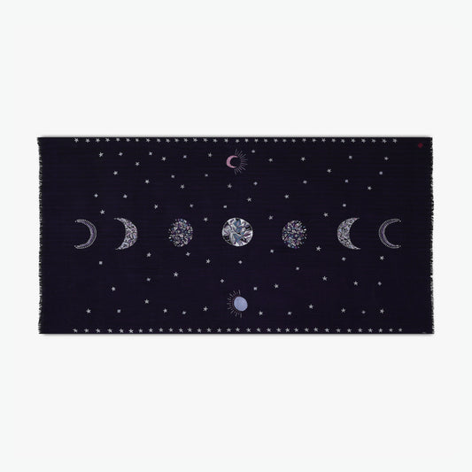 New Moon Purple Shawl